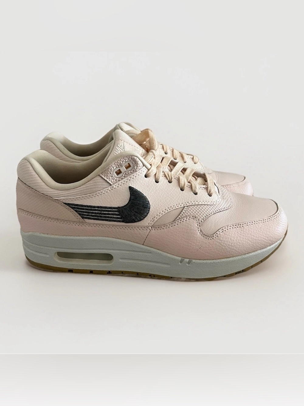 Nike Women’s Air Max 1 Leather Sneaker — Pale Pink Guava Ice 9